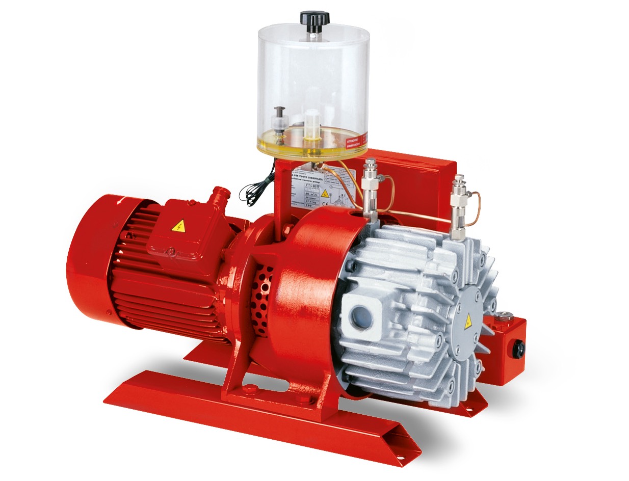 真空泵VTLP 40/G1 ÷ 105/G1, 配油损润滑装置