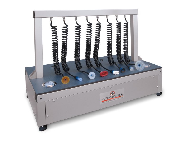 Samples and equipment for demonstration use - Test bench and tests for the selection of vacuum cups- BT 00 